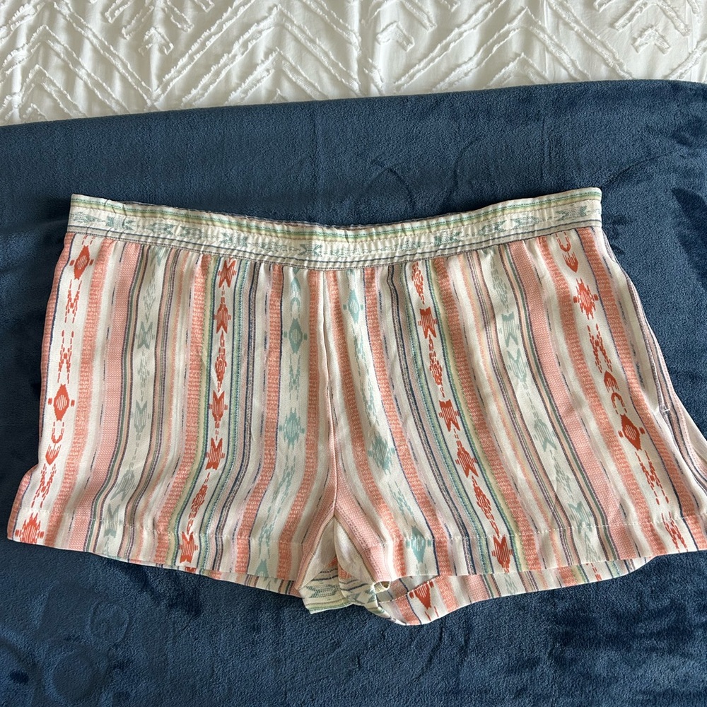 BCBGMaxAzria Multicolor Striped Women's Sleep Shorts